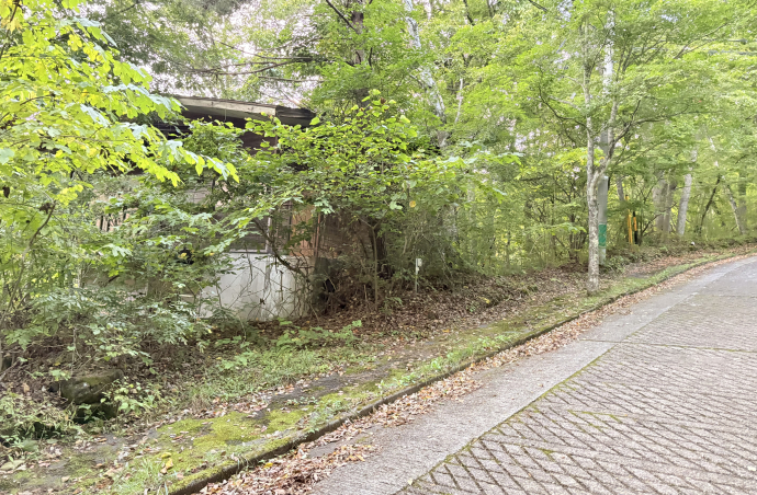 軽井沢　千ヶ滝別荘地　土地　東区　古家付