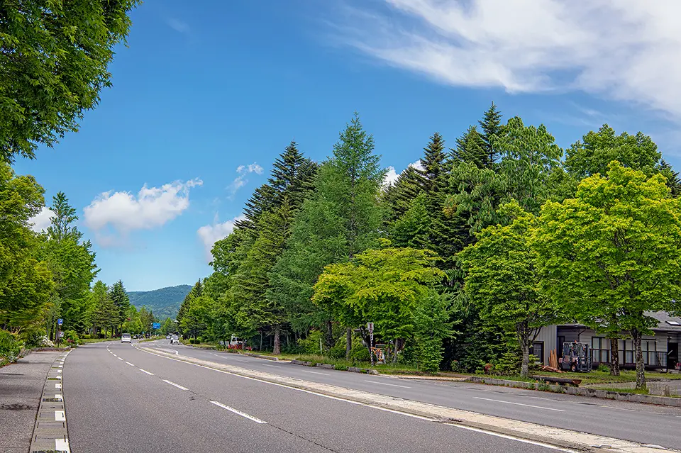 軽井沢周辺道路