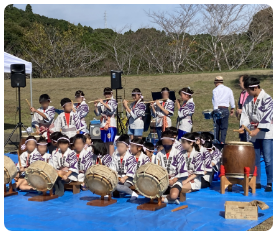 須賀・御宿台子供会（お囃子）