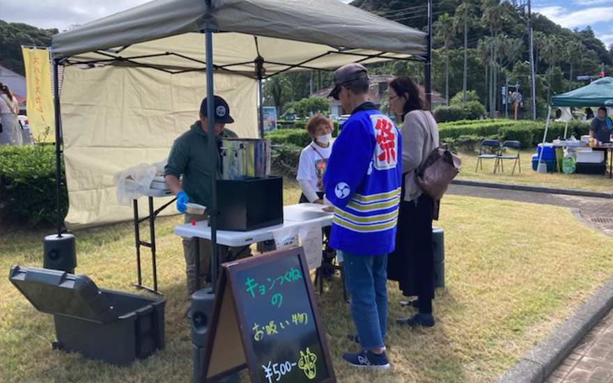 「オンジュクジビエラボラトリー」さん(キョンつくねのお吸い物)