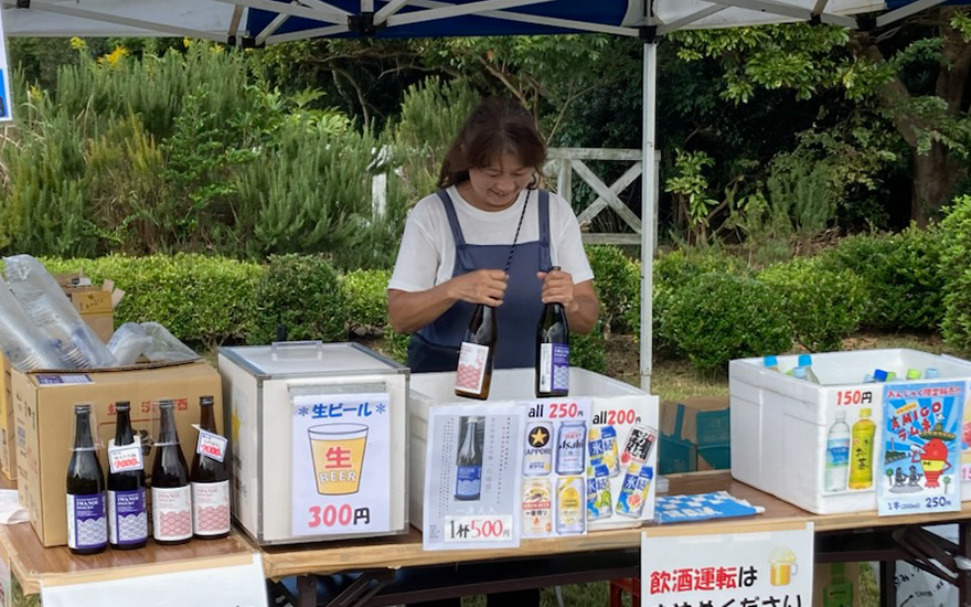 「太東屋商店」さん(生ビール、ジュース 他)