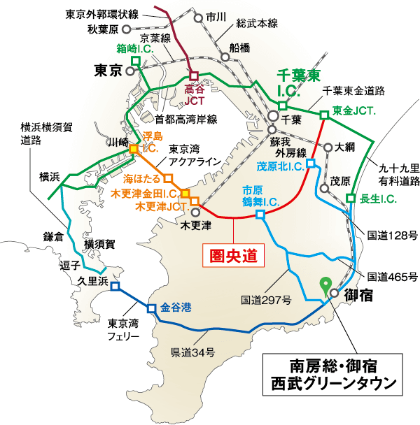 車でのアクセスMAP
