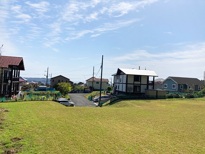 東向きの風景写真